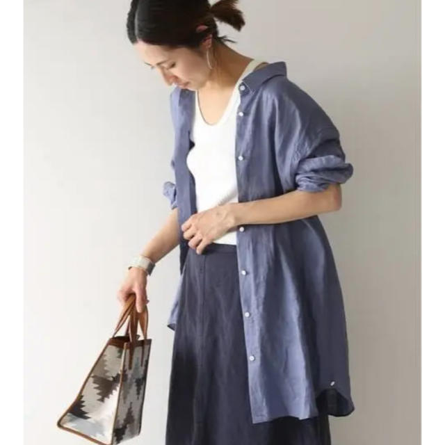 【FRAMeWORK】FRENCH LINEN 2WAYシャツ