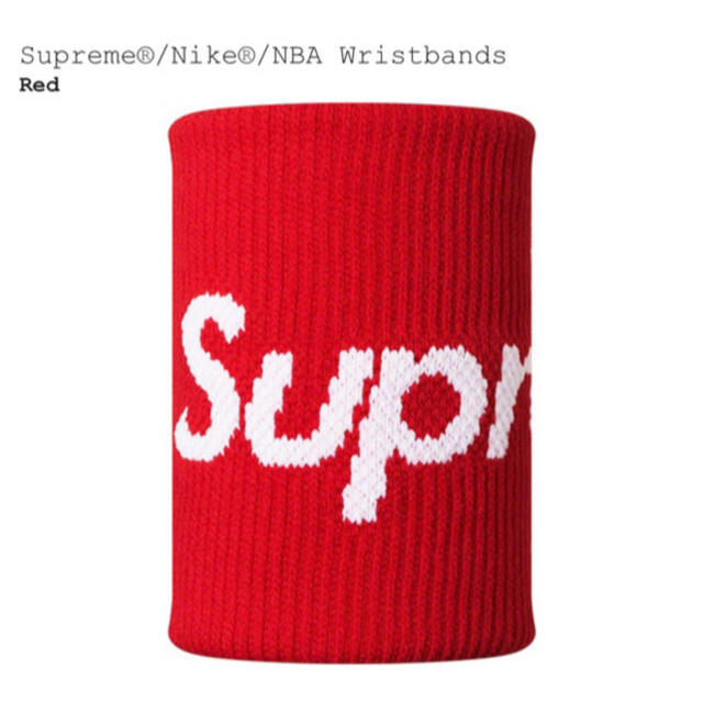 Supreme Nike NBA Wristband シュプリーム ナイキ 赤