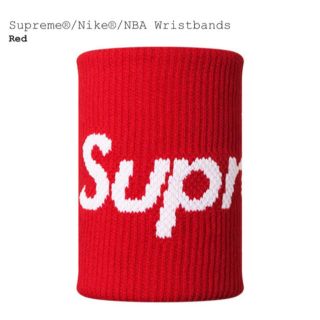 シュプリーム(Supreme)のSupreme Nike NBA Wristband シュプリーム ナイキ 赤(バングル/リストバンド)