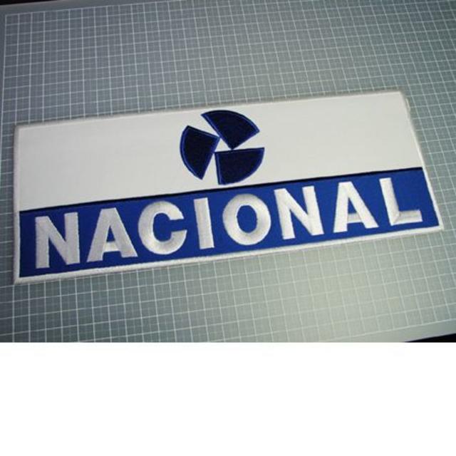 ワッペン◆ナシオナル 前 白 NACIONAL