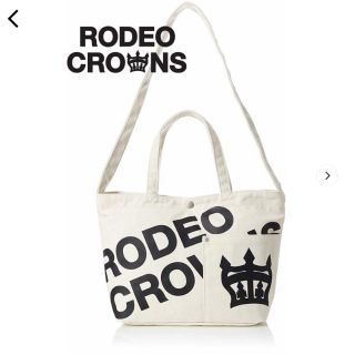 ロデオクラウンズ(RODEO CROWNS)のRODEO CROWNS トートバック ホワイト(トートバッグ)