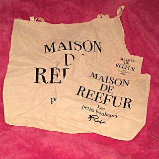 メゾンドリーファー(Maison de Reefur)のSALE💚REEFURショッパー袋3枚(ショップ袋)