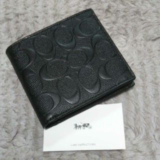 コーチ(COACH)の【新品】COACH 二つ折財布 コーチ F75363(折り財布)