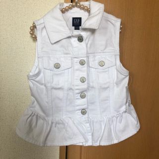 ギャップキッズ(GAP Kids)のGAP KIDS♡ホワイトデニムトップス♡95(Tシャツ/カットソー)