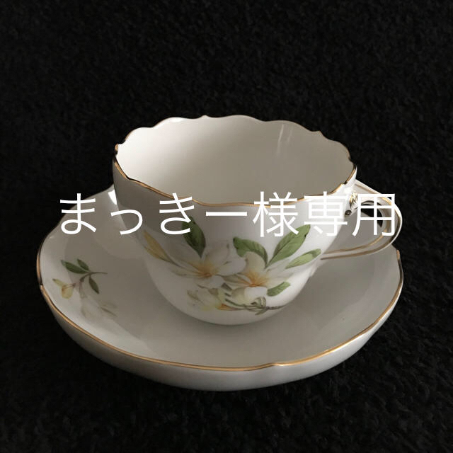 MEISSEN(マイセン)の【希少】マイセン  カップ&ソーサー HAWAII 限定 3点セット インテリア/住まい/日用品のキッチン/食器(食器)の商品写真