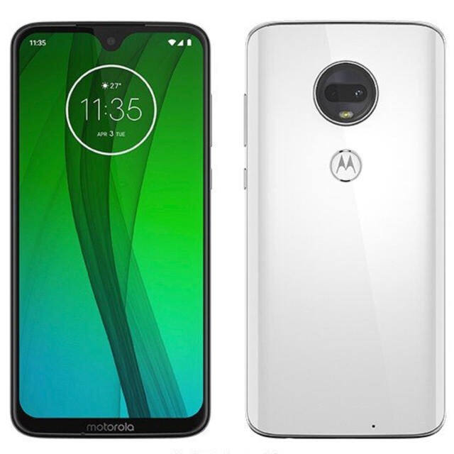 moto g7 ホワイト 本体 simフリー 新品 未開封  匿名配送 スマホ/家電/カメラのスマートフォン/携帯電話(スマートフォン本体)の商品写真