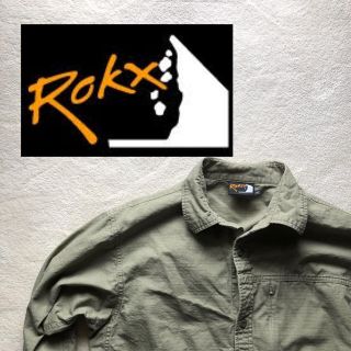 グラミチ(GRAMICCI)のROKXロックス シャツ XL モスグリーン(シャツ)