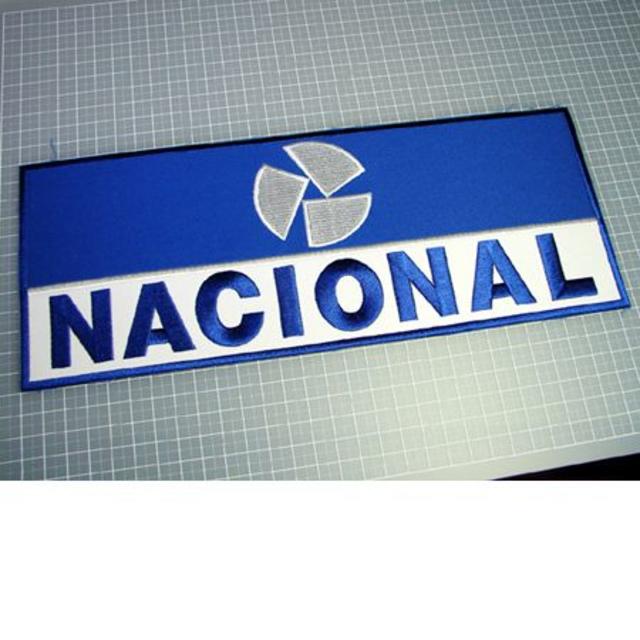 ワッペン◆ナシオナル 前 青 NACIONAL