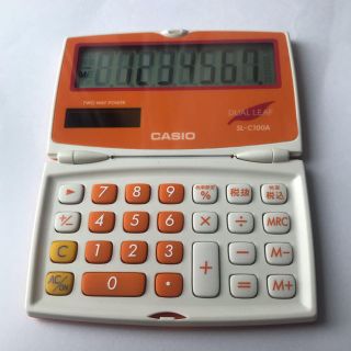 カシオ(CASIO)の電卓 電池不要 ソーラー(その他)