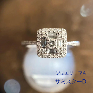 ジュエリーマキ(ジュエリーマキ)のダイヤモンドリング K18 WG(リング(指輪))