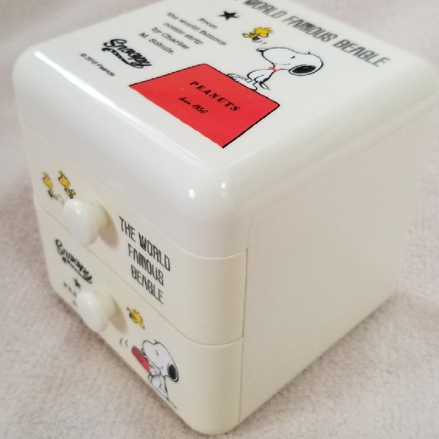 スヌーピー 新品 2段チェスト
