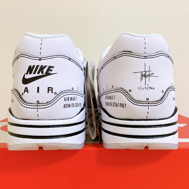 NIKE(ナイキ)のAIR MAX 1 TINKER SCHEMATIC WHITE 26.0cm メンズの靴/シューズ(スニーカー)の商品写真