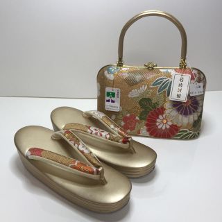 【新品、未使用】岩佐謹製 草履 バッグ セット(和装小物)