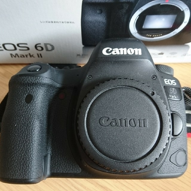 Canon - Canon EOS 6D MarkⅡ 本体　新品ﾊﾞｯﾃﾘ付