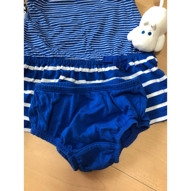 babyGAP(ベビーギャップ)のベビーギャップ H＆M ワンピース３セット＋Gジャン ４点セット キッズ/ベビー/マタニティのベビー服(~85cm)(ワンピース)の商品写真