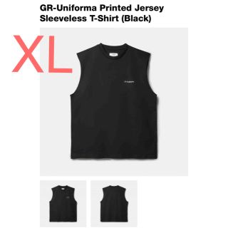 コムデギャルソン(COMME des GARCONS)の【XL】 Printed Jersey Sleeveless T-Shirt(Tシャツ/カットソー(半袖/袖なし))