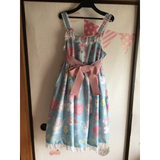 アンジェリックプリティー(Angelic Pretty)のAngelic Pretty Doll’s Tea Partyジャンパースカート(ひざ丈ワンピース)