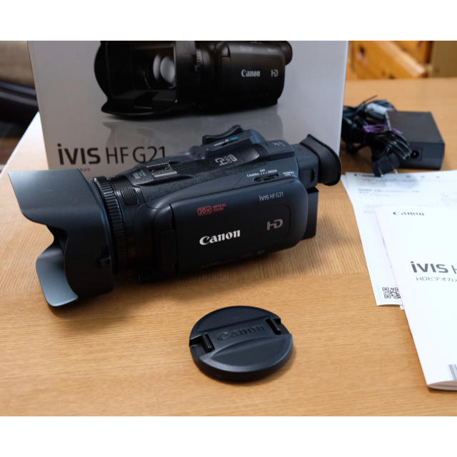 Canon(キヤノン)のCANON ivis HF G21 高画質　新品同様 スマホ/家電/カメラのカメラ(ビデオカメラ)の商品写真