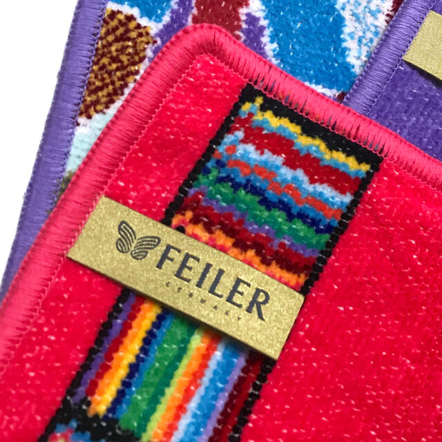 FEILER(フェイラー)の【FEILER】タオル ハンカチ CRAYON ピンク レディースのファッション小物(ハンカチ)の商品写真