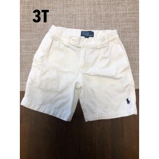 ポロラルフローレン(POLO RALPH LAUREN)のラルフローレン白ハーフパンツ3T(パンツ/スパッツ)