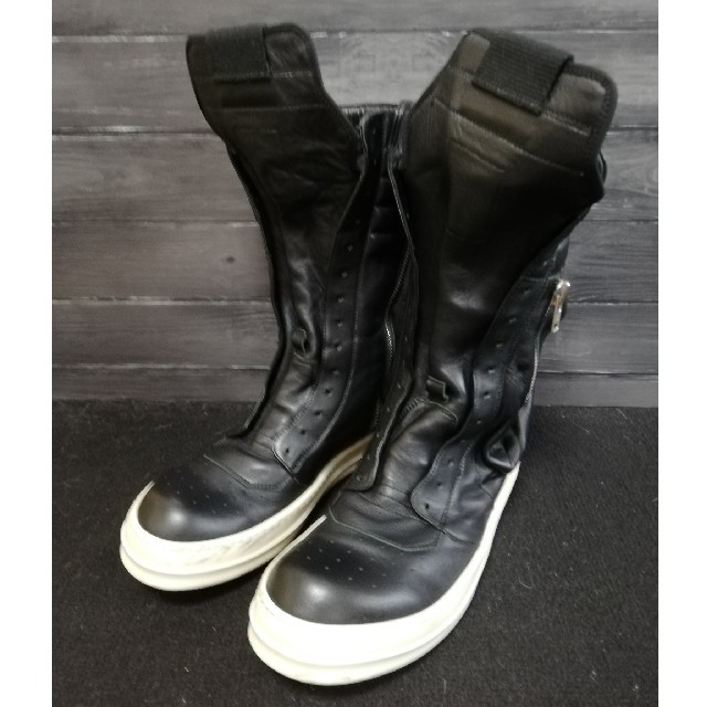 靴/シューズ[美品] rick owens カーゴバスケット ブーツ 16ss