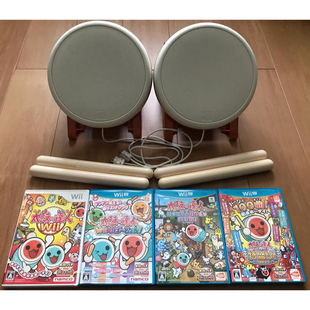 Wii WiiU 太鼓の達人 タタコン ソフト セット 送料無料