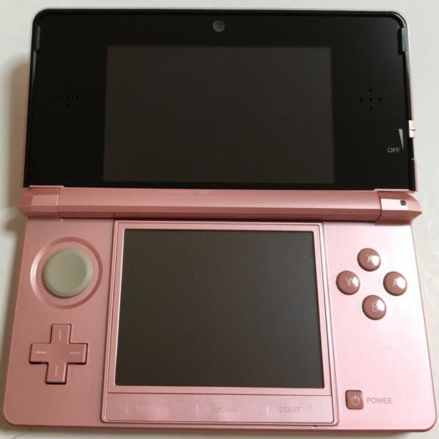 ニンテンドー3DS(ニンテンドー3DS)の【美品】ニンテンドー3DS ミスティピンク エンタメ/ホビーのゲームソフト/ゲーム機本体(携帯用ゲーム機本体)の商品写真