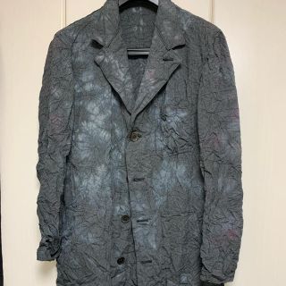 ヨウジヤマモト(Yohji Yamamoto)のJ J BERNEL様専用ヨウジヤマモト縮絨ロングジャケット(テーラードジャケット)