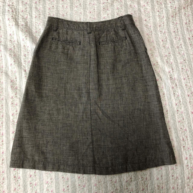 MUJI (無印良品)(ムジルシリョウヒン)の無印良品 リネンスカート レディースのスカート(ひざ丈スカート)の商品写真