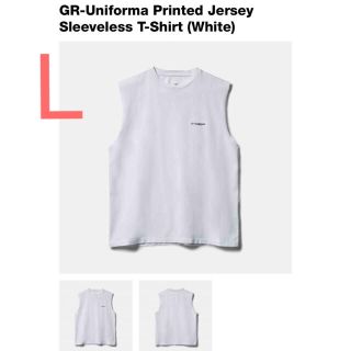 コムデギャルソン(COMME des GARCONS)の【L】 Printed Jersey Sleeveless T-Shirt(Tシャツ/カットソー(半袖/袖なし))