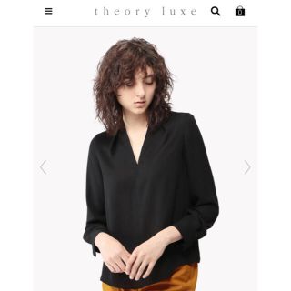 セオリーリュクス(Theory luxe)の専用！！セオリーリュクス 大人艶プルオーバー  シャツ 黒 (シャツ/ブラウス(長袖/七分))