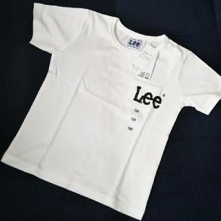 リー(Lee)の■新品未使用■ Lee 胸ロゴプリント半袖Tシャツキッズ／白／120cm(Tシャツ/カットソー)