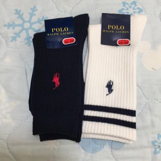 ポロラルフローレン(POLO RALPH LAUREN)の新品未使用品💕男の子用 ラルフローレン ソックス 22〜24(靴下/タイツ)