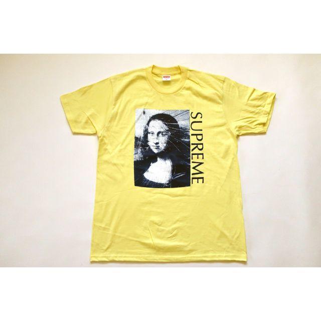 L)18Supreme Mona Lisa TeeシュプリームモナリザTシャツ黄トップス