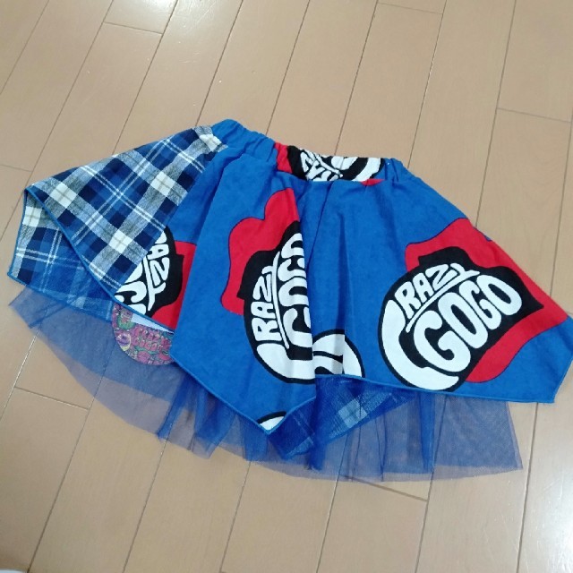 JAM(ジャム)のクレイジーゴーゴー　★新品✳スカート　90 キッズ/ベビー/マタニティのキッズ服女の子用(90cm~)(スカート)の商品写真