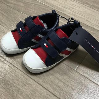 トミーヒルフィガー(TOMMY HILFIGER)の値下げ！トミーヒルフィガー  ベビーシューズ USA4(スニーカー)