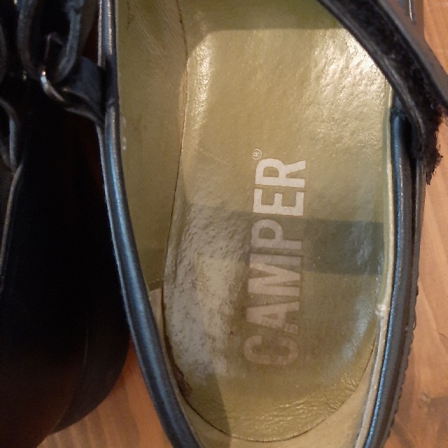 CAMPER(カンペール)のカンペール 革靴(黒） レディースの靴/シューズ(ローファー/革靴)の商品写真