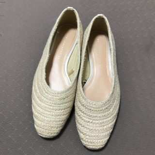 ザラ(ZARA)のZARA✳︎ラフィア✳︎フラットシューズ36(その他)