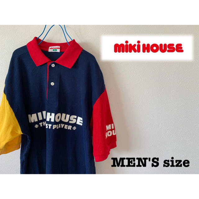 mikihouse(ミキハウス)の【レア】MIKIHOUSE ミキハウス メンズサイズ ポロシャツ メンズのトップス(ポロシャツ)の商品写真