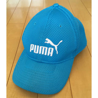 プーマ(PUMA)の★PUMA★（美品）帽子 キャップ（kidsサイズ）水色 ブルー(帽子)