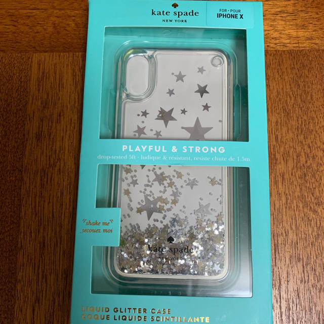 kate spade new york(ケイトスペードニューヨーク)の専用です ケイトスペードニューヨーク iPhoneX ☆ スター ☆ スマホ/家電/カメラのスマホアクセサリー(iPhoneケース)の商品写真