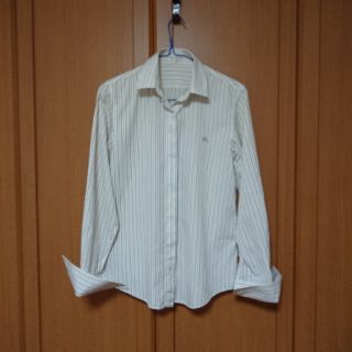 バーバリー(BURBERRY)の【中古】バーバリー ストライプシャツ サイズ38(シャツ/ブラウス(長袖/七分))