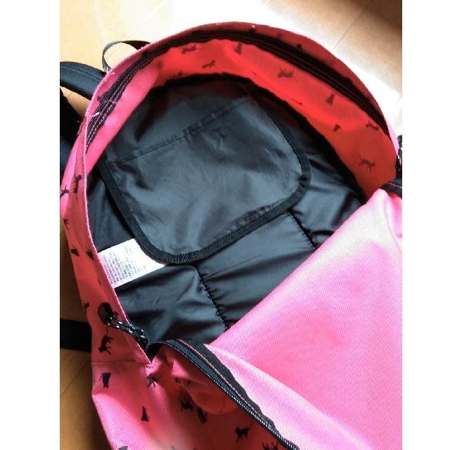 OUTDOOR PRODUCTS(アウトドアプロダクツ)のOUTDOOR リュックサック　17L 猫　ピンク レディースのバッグ(リュック/バックパック)の商品写真