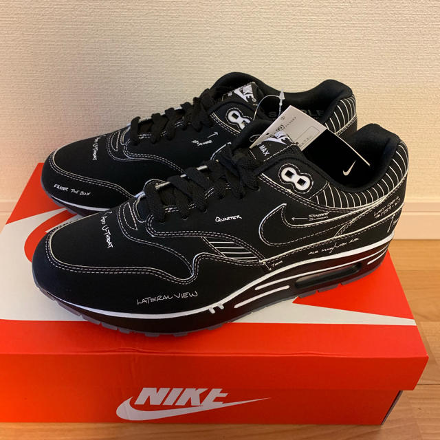 売り出し値下 NIKE AIR MAX 1 SKETCH black 27cm