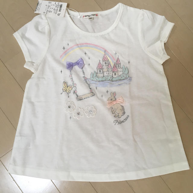 anyFAM(エニィファム)のanyFAM 130cm女の子Ｔシャツ キッズ/ベビー/マタニティのキッズ服女の子用(90cm~)(Tシャツ/カットソー)の商品写真