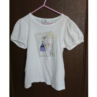 クミキョク(kumikyoku（組曲）)の組曲 KUMIKYOKU 白 Tシャツ 140(Tシャツ/カットソー)