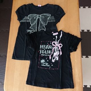 メゾピアノ(mezzo piano)のメゾピアノ☆Tシャツ２枚セット☆130(Tシャツ/カットソー)