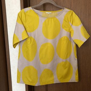 マリメッコ(marimekko)のmarimekko 半袖 プルオーバー ブラウス ドット(シャツ/ブラウス(半袖/袖なし))