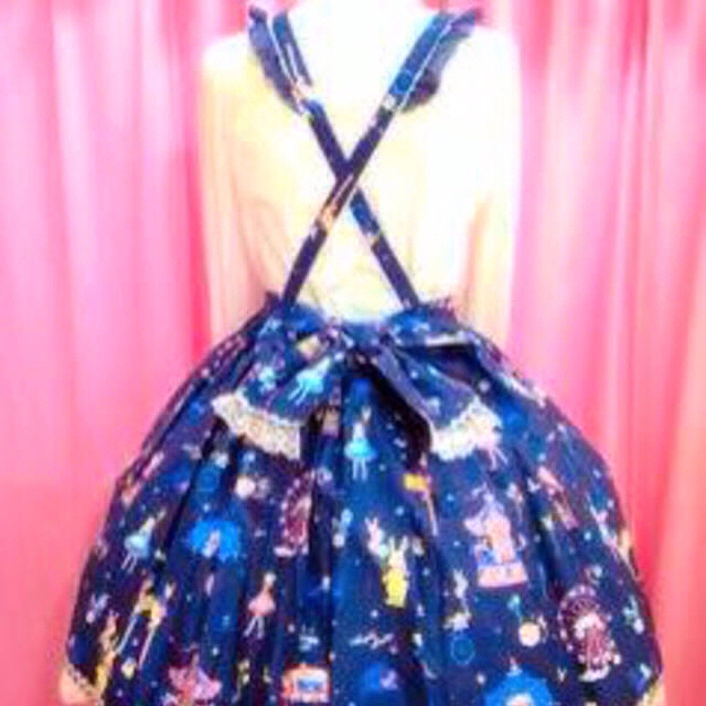 Angelic Pretty(アンジェリックプリティー)のマジカルエトワール エプロン風スカート レディースのスカート(その他)の商品写真