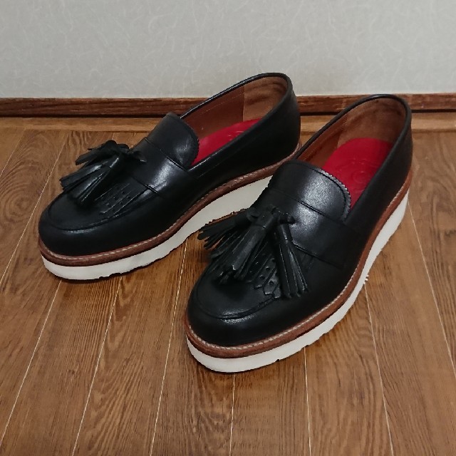 grensonレディース厚底ローファー